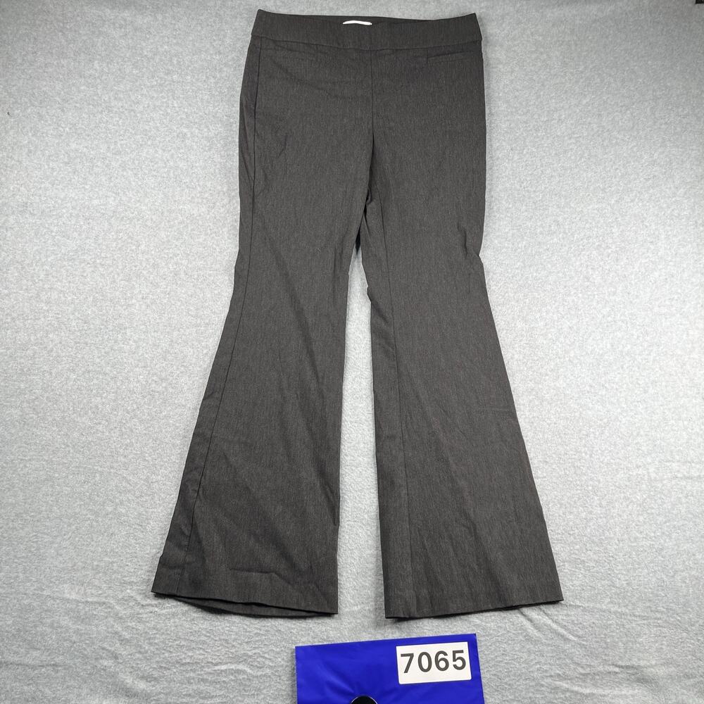 Liz Claiborne Lisa Pants Casual Classic Flare Gray Pants Womens Size 10